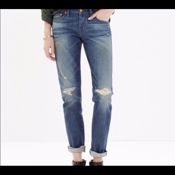 Madewell Rivet & Thread Boyjeans - Picture 1 of 4